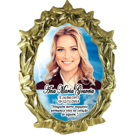 Foto Porcelana Oval com Moldura Grega